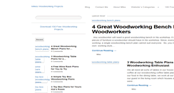 Desktop Screenshot of mikeswoodworkingprojects.com