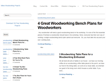 Tablet Screenshot of mikeswoodworkingprojects.com